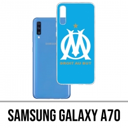 Custodia per Samsung Galaxy A70 - Om logo Marsiglia blu