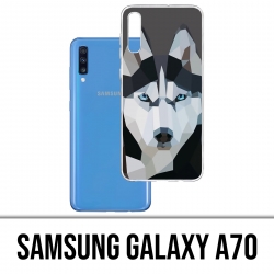 Custodia per Samsung Galaxy A70 - Wolf Husky Origami