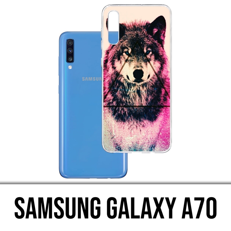 Funda Samsung Galaxy A70 - Triangle Wolf