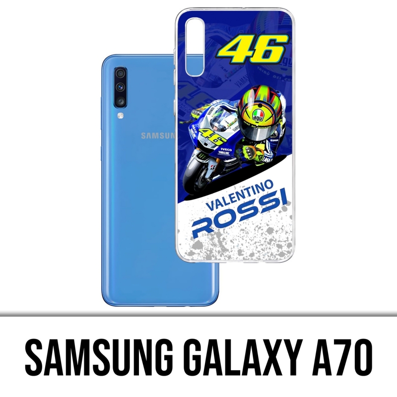 Funda Samsung Galaxy A70 - Motogp Rossi Cartoon 2