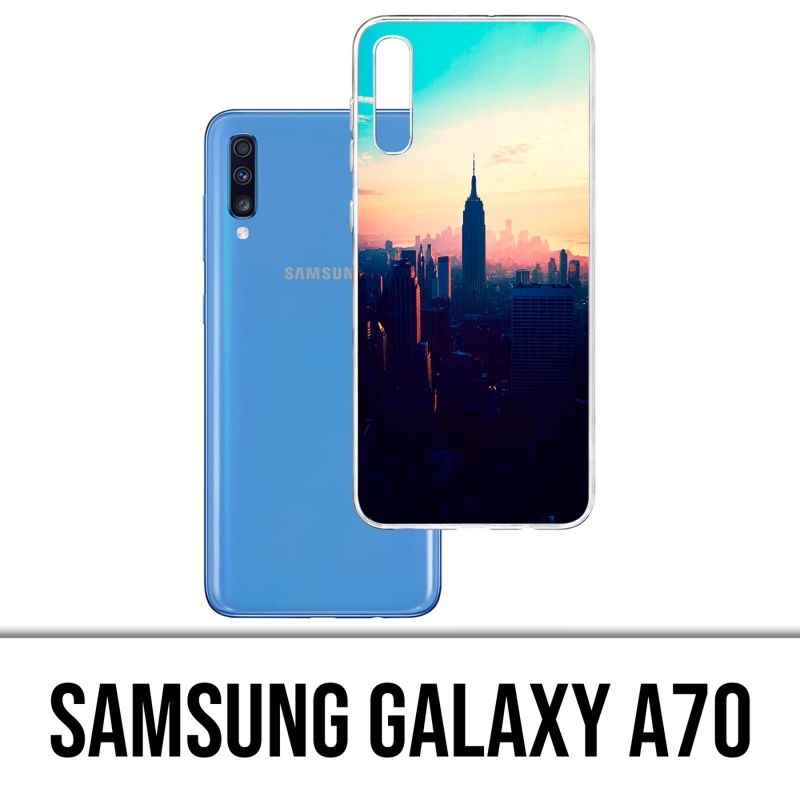 Custodia per Samsung Galaxy A70 - New York Sunrise
