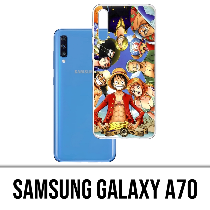 Cover per Samsung Galaxy A70 - Personaggi di One Piece