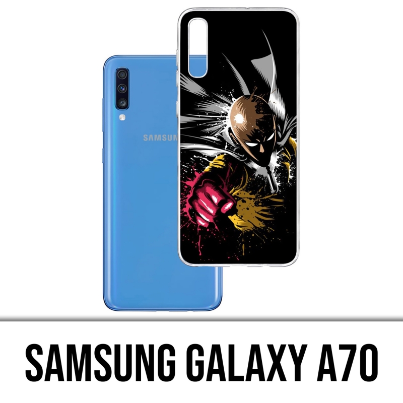 Custodia per Samsung Galaxy A70 - One-Punch-Man-Splash