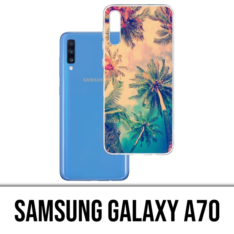 Coque Samsung Galaxy A70 - Palmiers