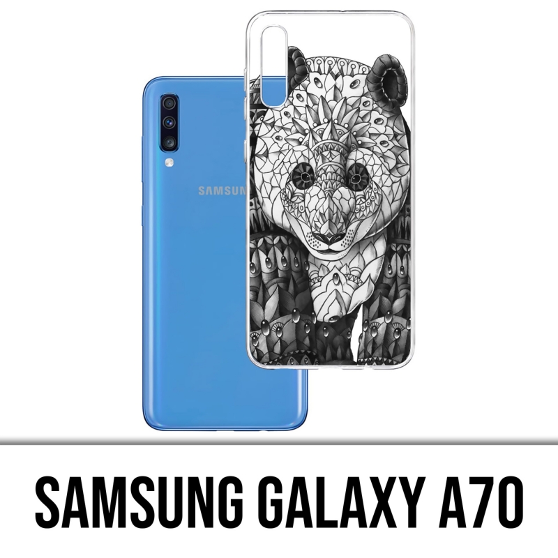 Coque Samsung Galaxy A70 - Panda Azteque