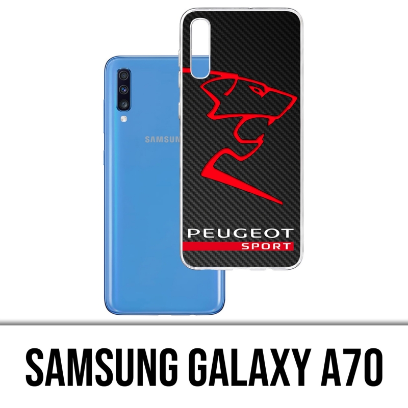 Samsung Galaxy A70 Case - Peugeot Sport Logo