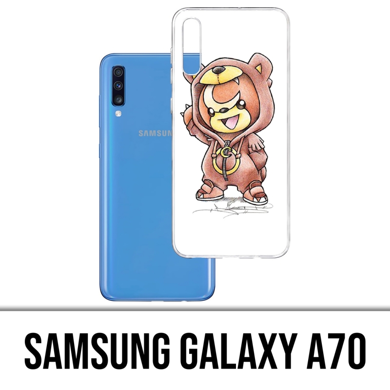 Custodia per Samsung Galaxy A70 - Pokemon Baby Teddiursa