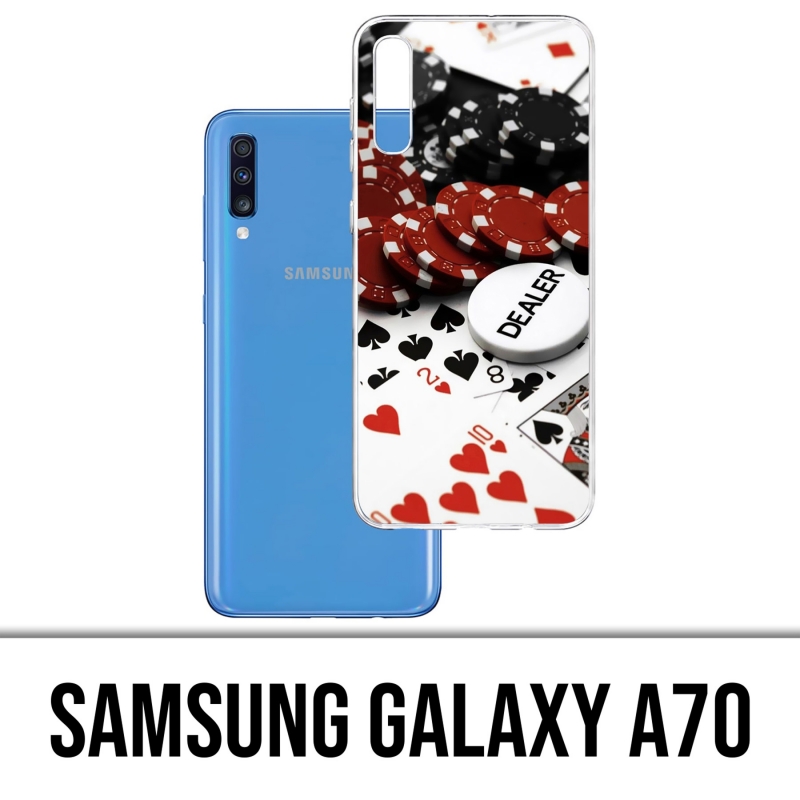 Samsung Galaxy A70 Case - Poker Dealer