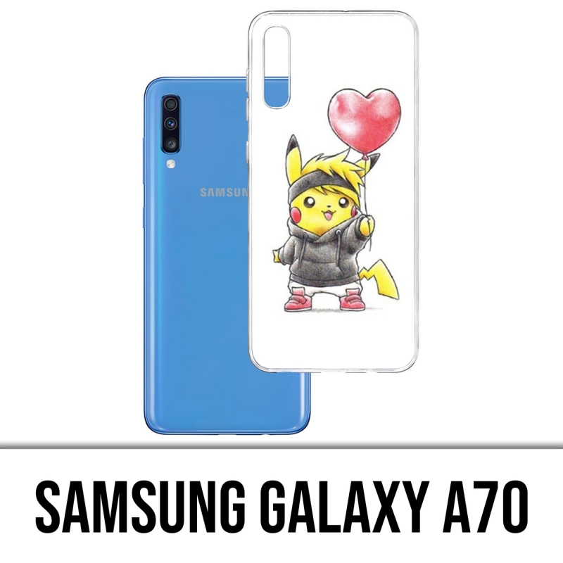 Funda Samsung Galaxy A70 - Pokémon Baby Pikachu