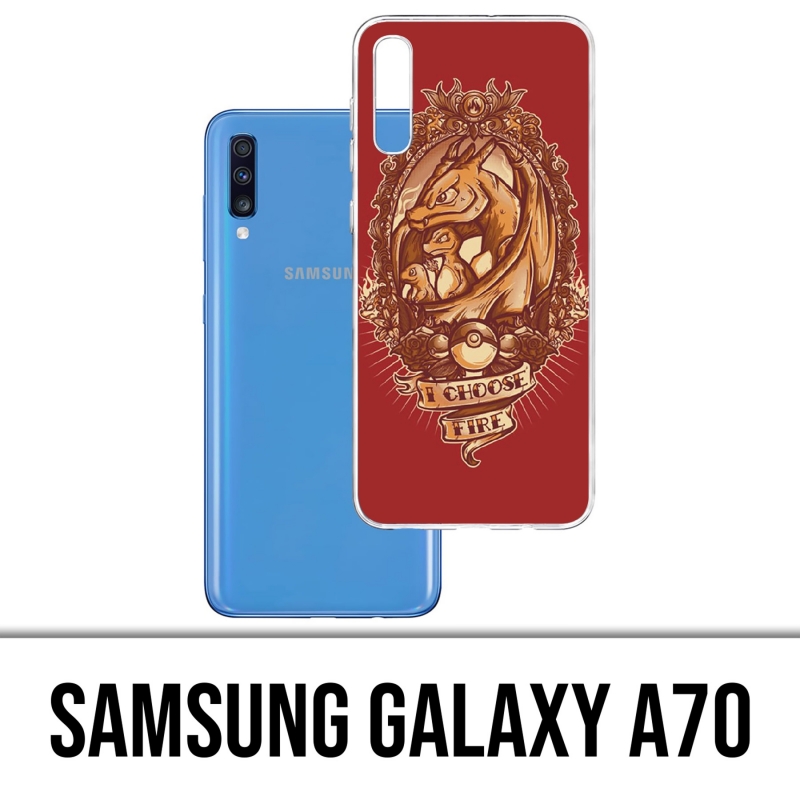 Coque Samsung Galaxy A70 - Pokémon Fire