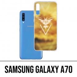 Funda Samsung Galaxy A70 - Pokémon Go Team Yellow Grunge