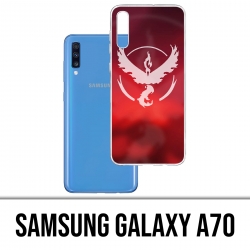 Funda Samsung Galaxy A70 - Pokémon Go Team Red Grunge