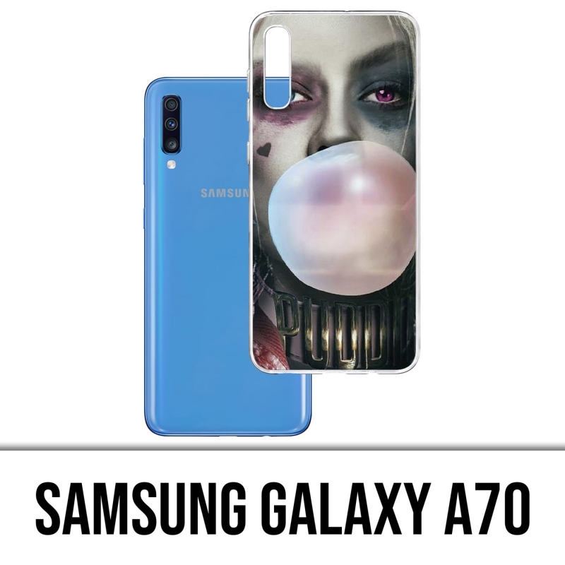 Coque Samsung Galaxy A70 - Suicide Squad Harley Quinn Bubble Gum