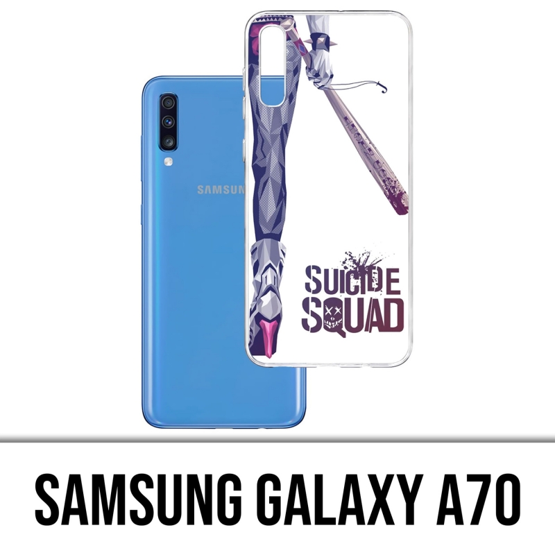 Custodia per Samsung Galaxy A70 - Suicide Squad Harley Quinn Leg