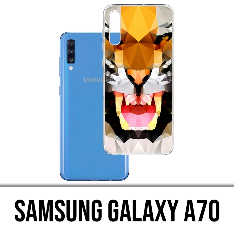 Custodia per Samsung Galaxy A70 - Geometric Tiger