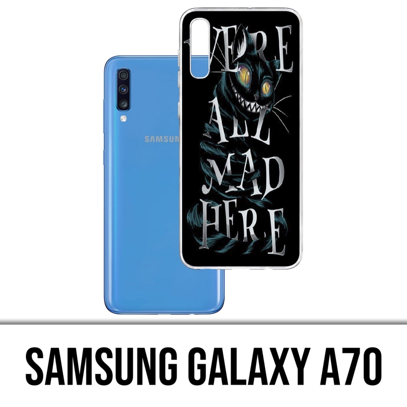 Custodia Samsung Galaxy A70 - Were All Mad Here Alice In Wonderland