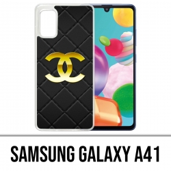 Funda Samsung Galaxy A41 - Cuero con logo de Chanel