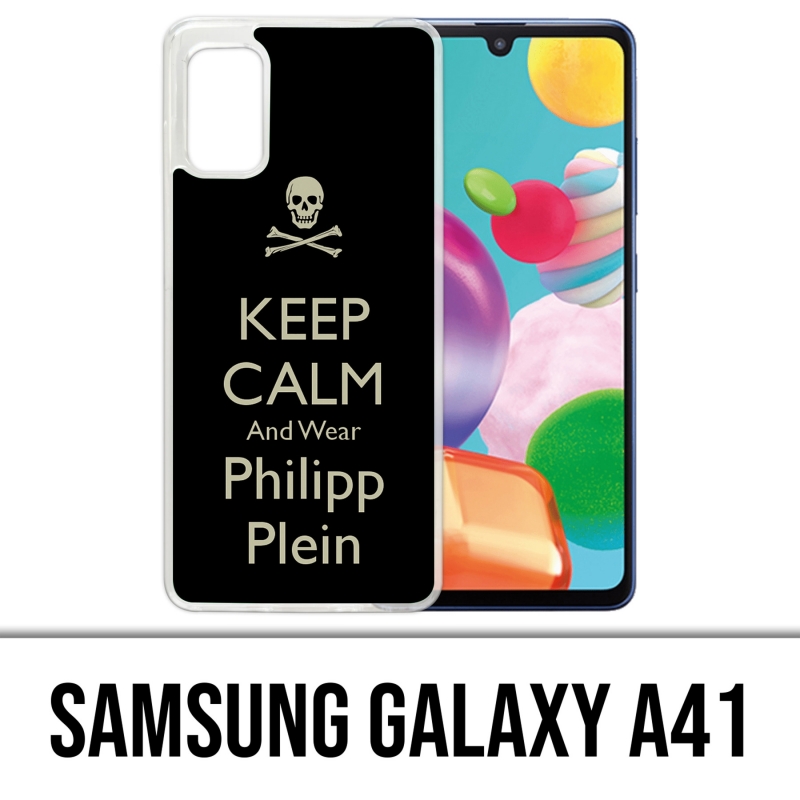 Coque Samsung Galaxy A41 - Keep Calm Philipp Plein