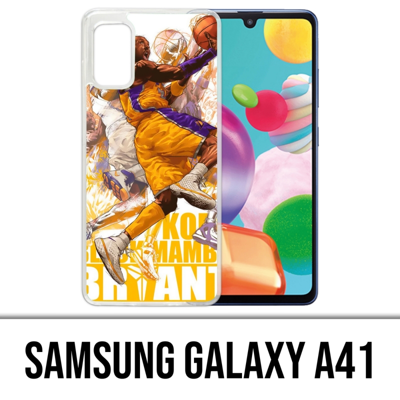 Custodia per Samsung Galaxy A41 - Kobe Bryant Cartoon Nba