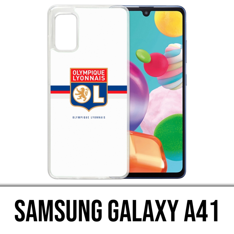Custodia per Samsung Galaxy A41 - Fascia con logo OL Olympique Lyonnais