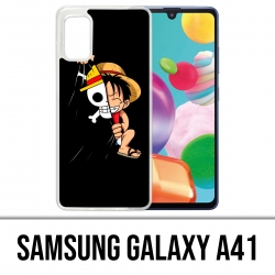 Samsung Galaxy A41 Case - One Piece Baby Luffy Flag