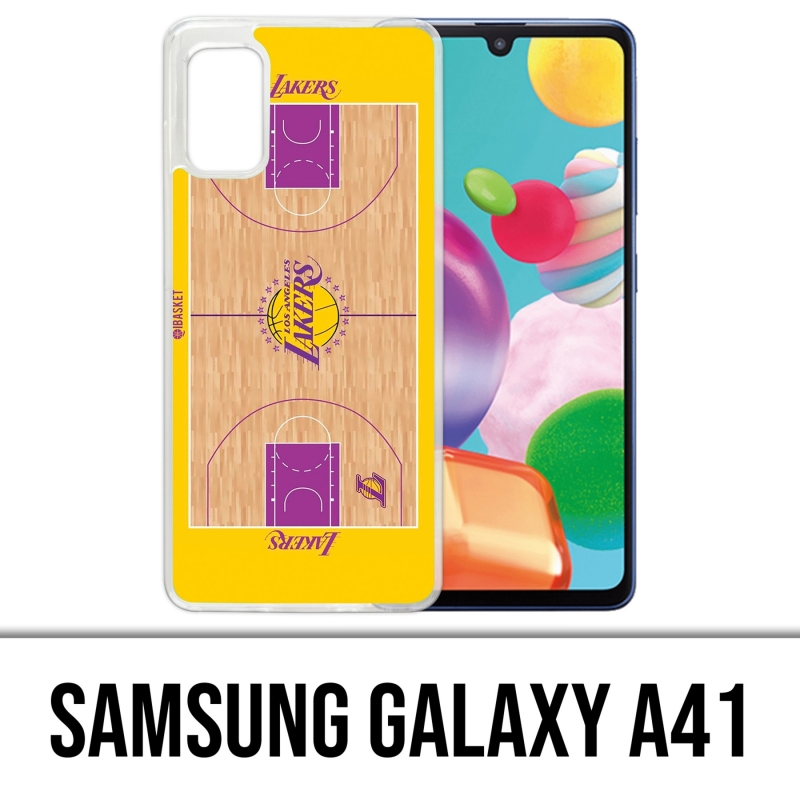 Coque Samsung Galaxy A41 - Terrain Besketball Lakers Nba