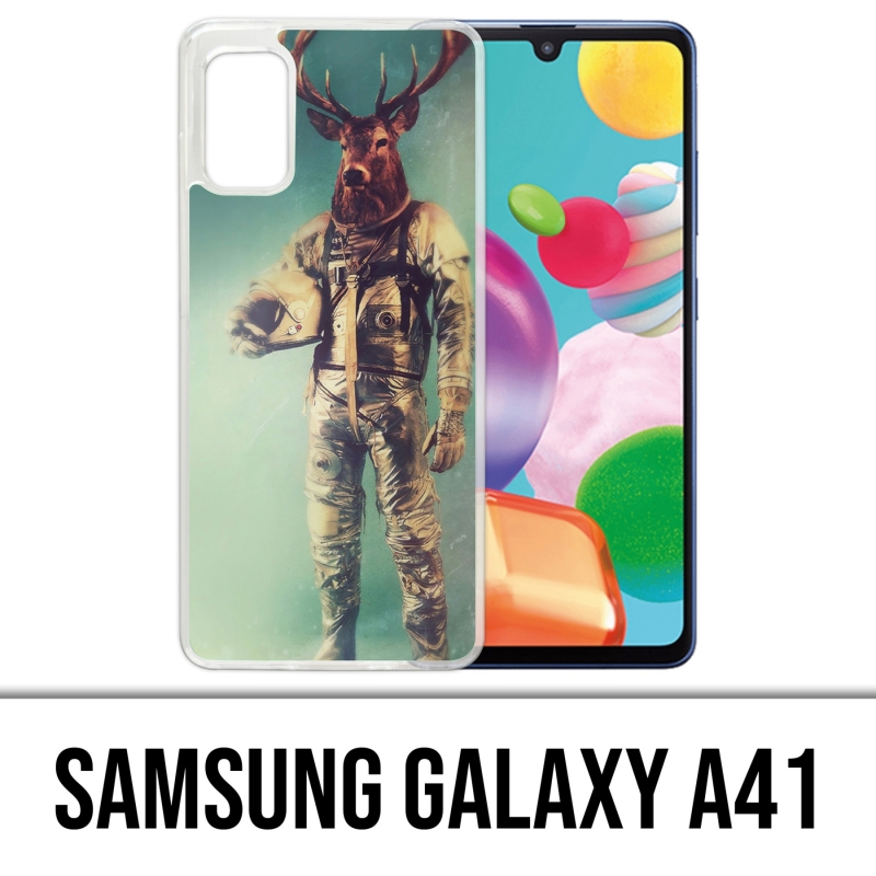 Cover per Samsung Galaxy A41 - Animale Astronauta Cervo