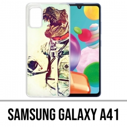 Funda Samsung Galaxy A41 - Dinosaurio astronauta animal