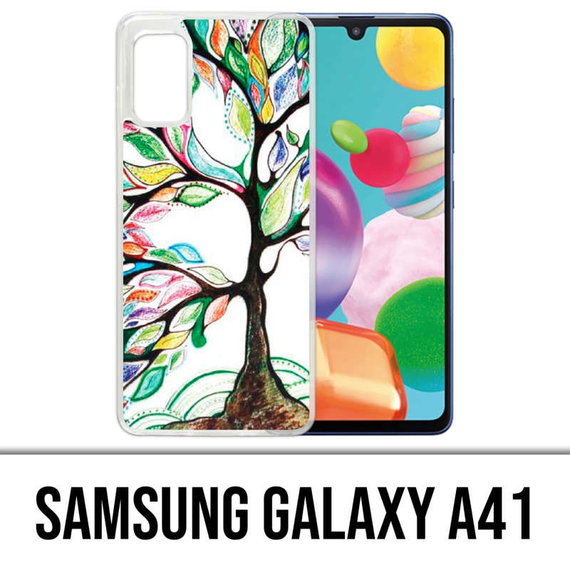 Samsung Galaxy A41 Case - Mehrfarbiger Baum