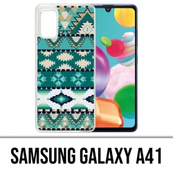 Coque Samsung Galaxy A41 - Azteque Vert