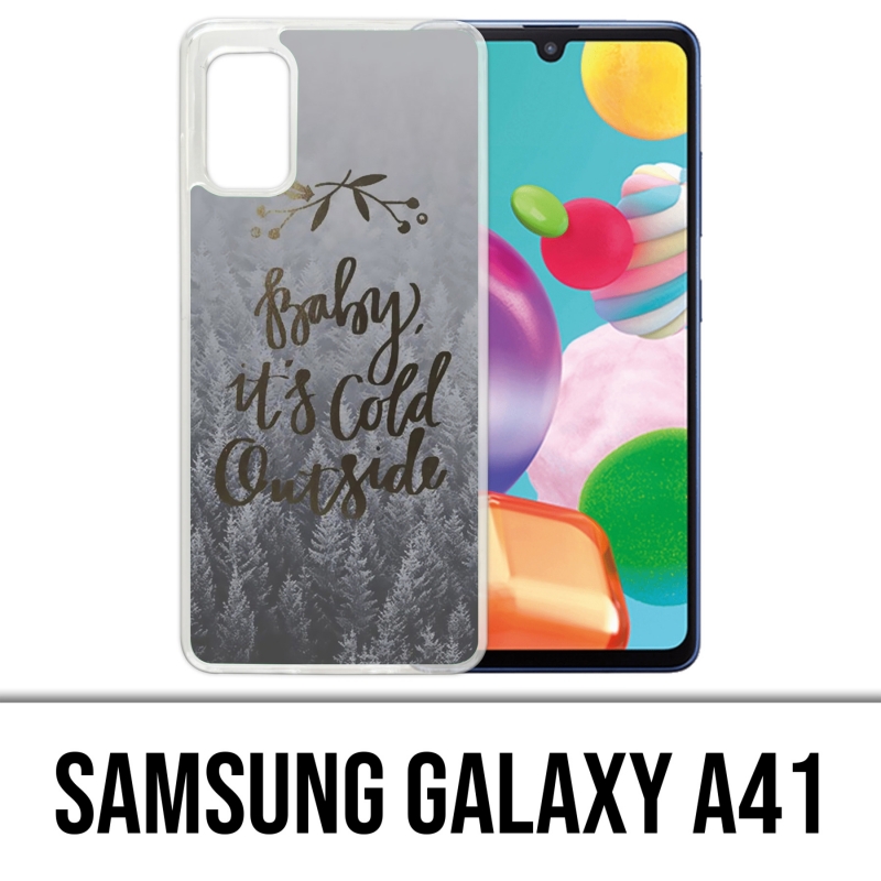 Coque Samsung Galaxy A41 - Baby Cold Outside