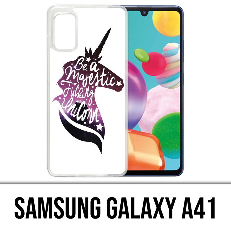 Coque Samsung Galaxy A41 - Be A Majestic Unicorn