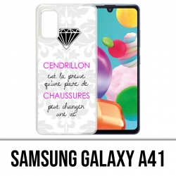 Samsung Galaxy A41 Case - Aschenputtel Zitat
