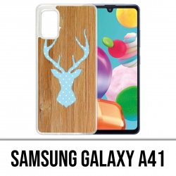Custodia per Samsung Galaxy A41 - Cervo Wood Bird