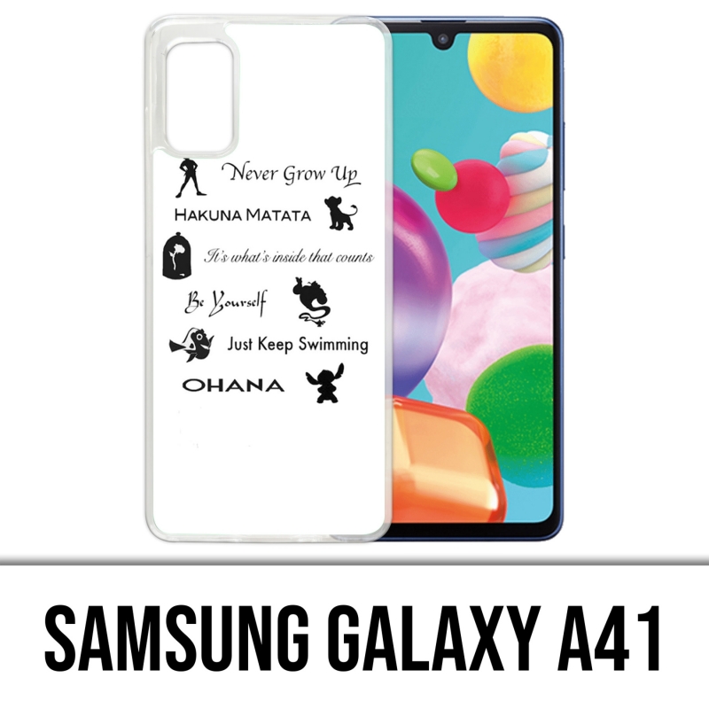 Samsung Galaxy A41 Case - Disney Quotes