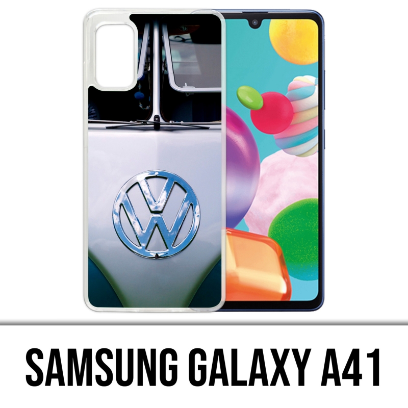 Custodia per Samsung Galaxy A41 - Vw Volkswagen Grey Combi