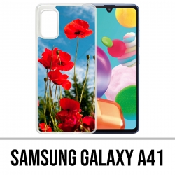 Custodia per Samsung Galaxy A41 - Poppies 1