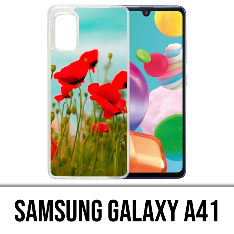 Custodia per Samsung Galaxy A41 - Poppies 2