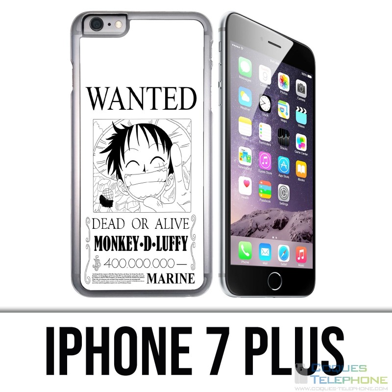 Funda iPhone 7 Plus - One Piece Wanted Luffy