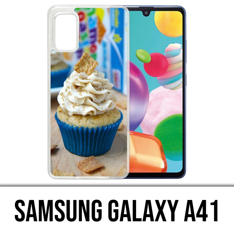 Coque Samsung Galaxy A41 - Cupcake Bleu