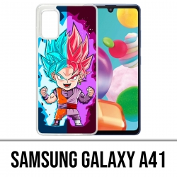 Custodia per Samsung Galaxy A41 - Dragon Ball Black Goku Cartoon