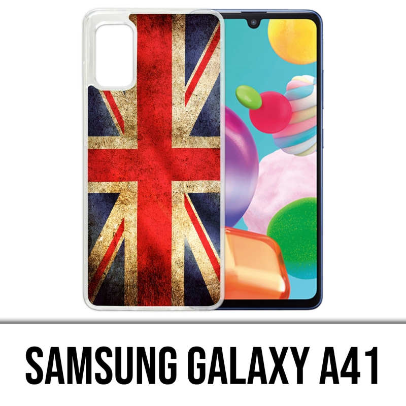 Samsung Galaxy A41 Case - Vintage UK Flagge