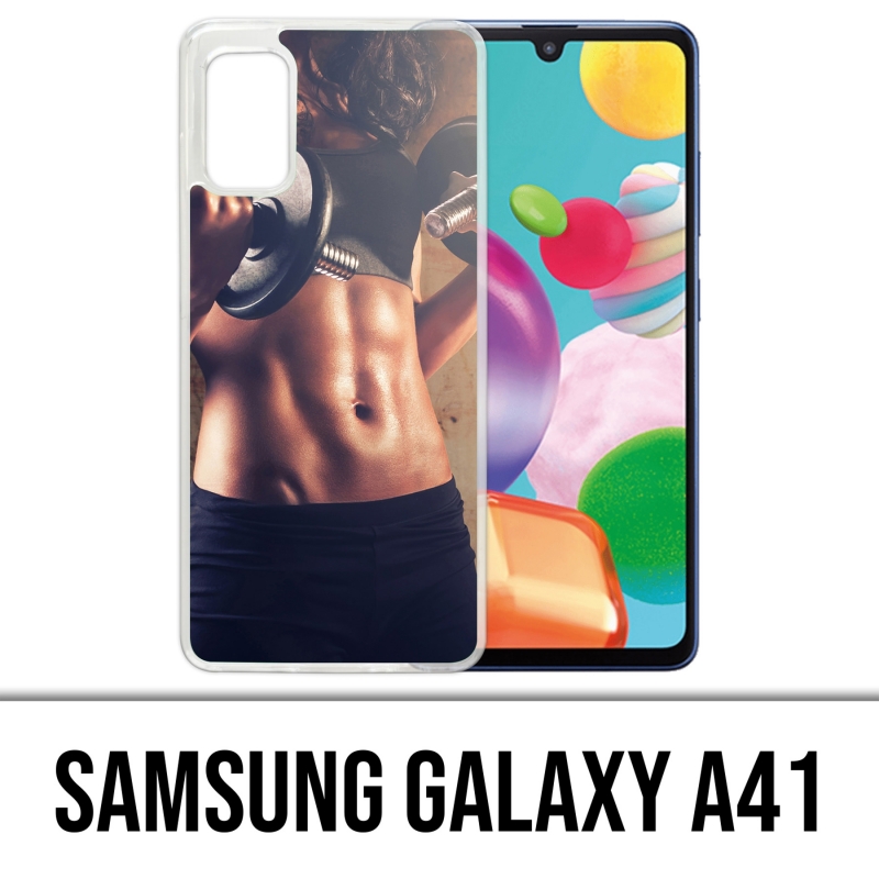 Coque Samsung Galaxy A41 - Girl Musculation