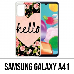 Funda Samsung Galaxy A41 - Hola corazón rosa