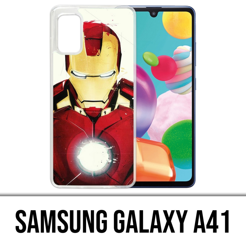 Samsung Galaxy A41 Case - Iron Man Paintart