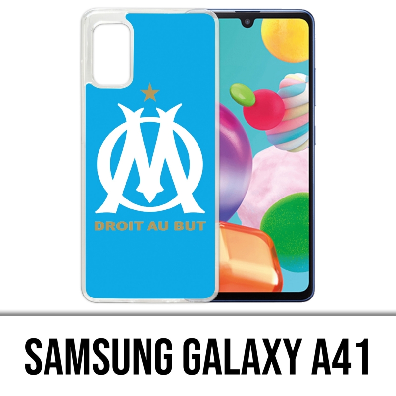 Funda Samsung Galaxy A41 - Om Marseille Logo Azul