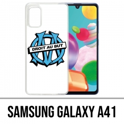 Coque Samsung Galaxy A41 - Logo Om Marseille Droit Au But