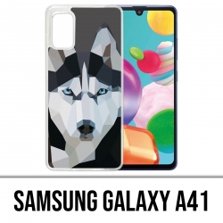 Funda Samsung Galaxy A41 - Wolf Husky Origami