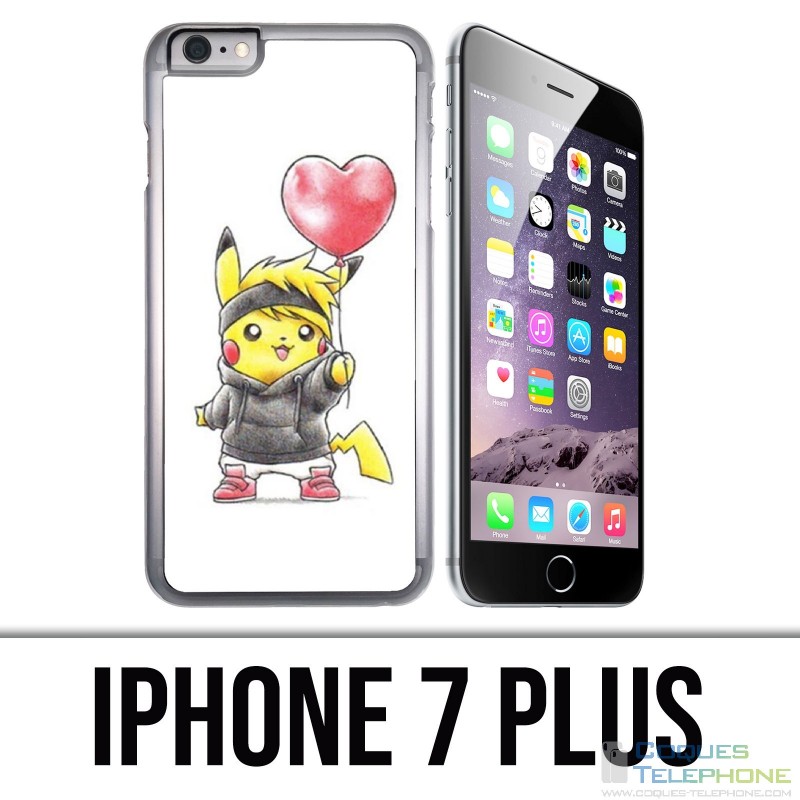 Custodia per iPhone 7 Plus: Pokemon Baby Pikachu