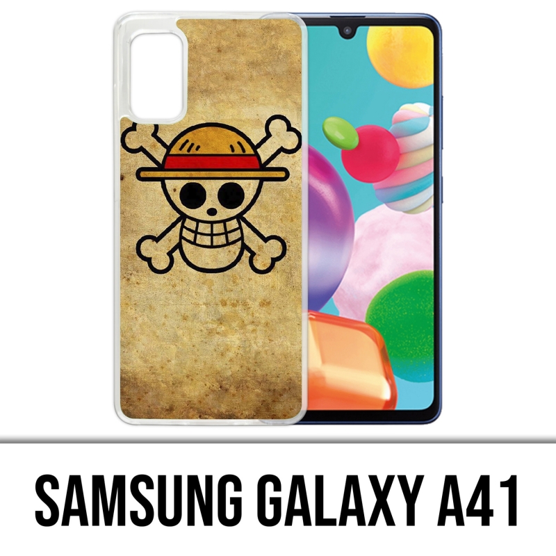 Custodia per Samsung Galaxy A41 - One Piece Vintage Logo